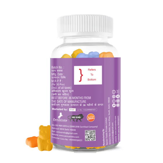 Zenius Melatonin Wild Berry Gummies - Image 3