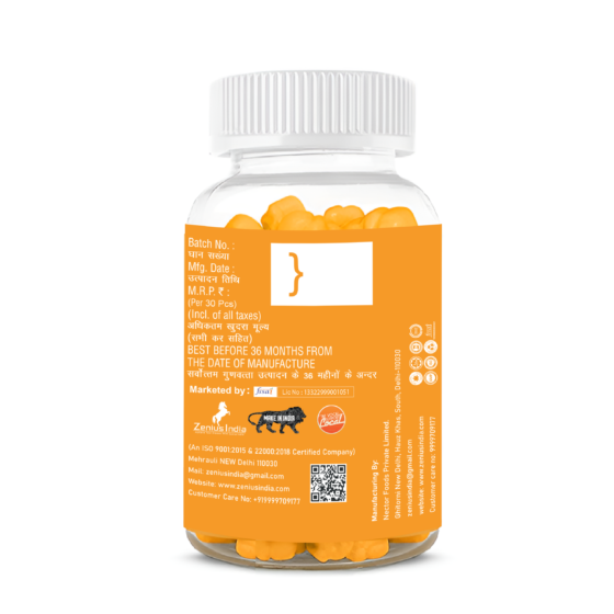 Zenius Vitamin C Orange Gummies - Image 3