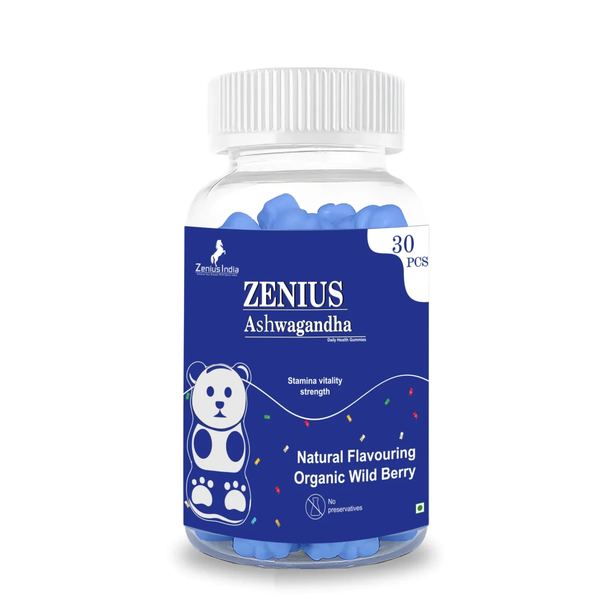 Zenius Ashwagandha Wild Berry Gummies