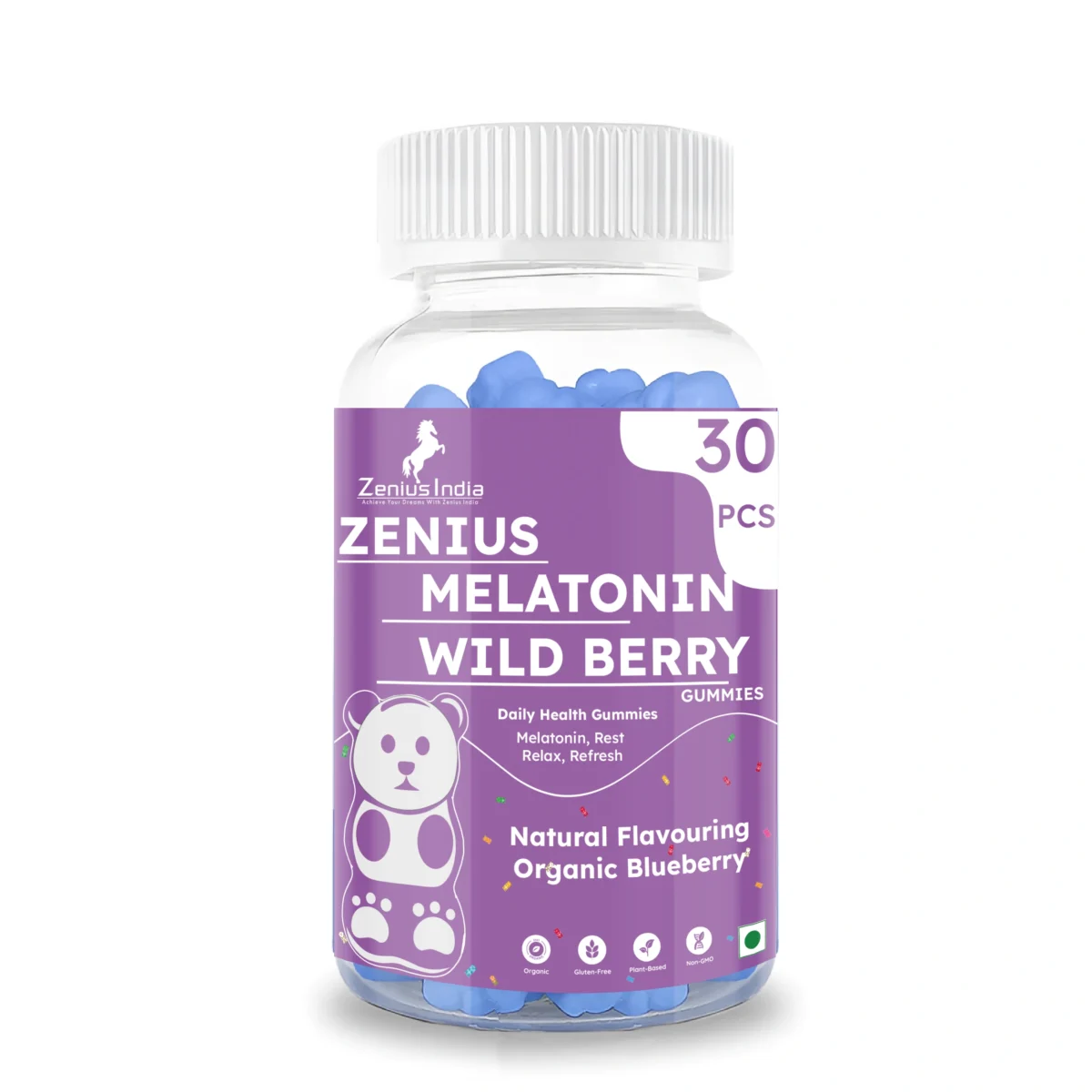 Zenius Melatonin Wild Berry Gummies