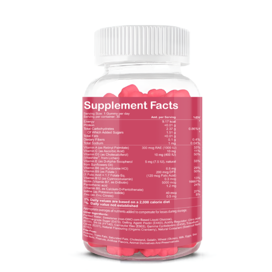 Zenius Biotin Cranberry Gummies - Image 2