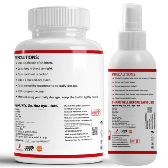 Zenius Max-X365 60 Capsule & 50Ml Oil Kit - Image 3