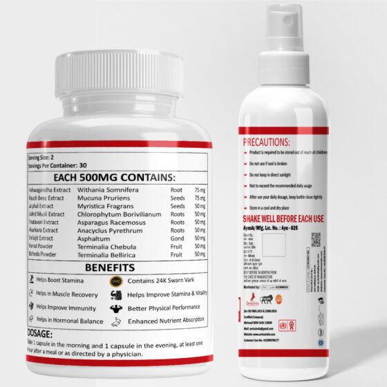 Zenius Max-X365 60 Capsule & 100Ml Oil Kit - Image 3