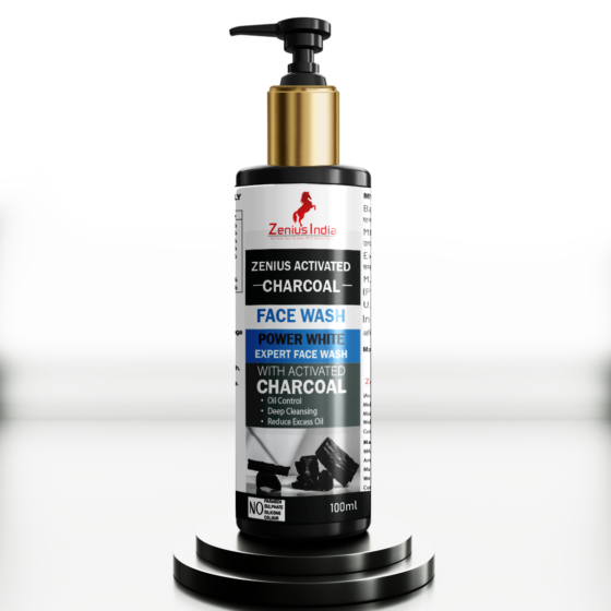 Zenius Activated Charcoal Face Wash - Image 1