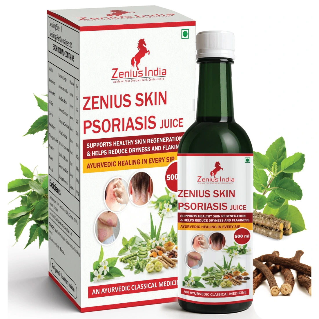 Zenius Psoriasis Care Juice