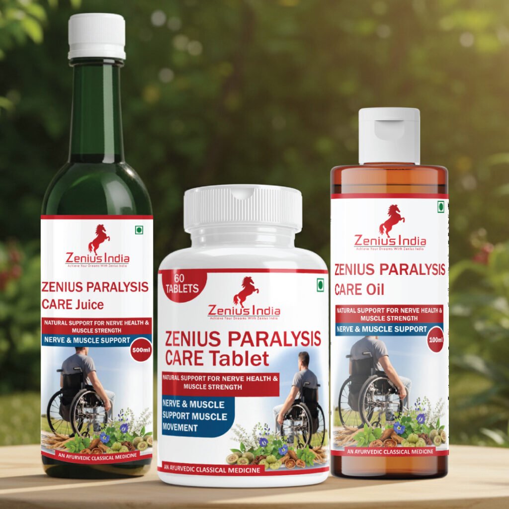Zenius Paralysis Combo (Tablet + Oil + Juice)