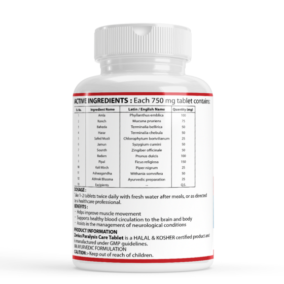 Zenius Paralysis Care Tablet - Image 2