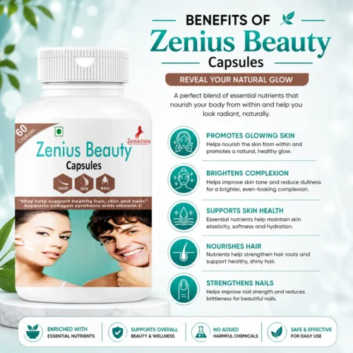 Benefits Zenius Beauty Capsule for Skin Brightening & Daily Skin Care