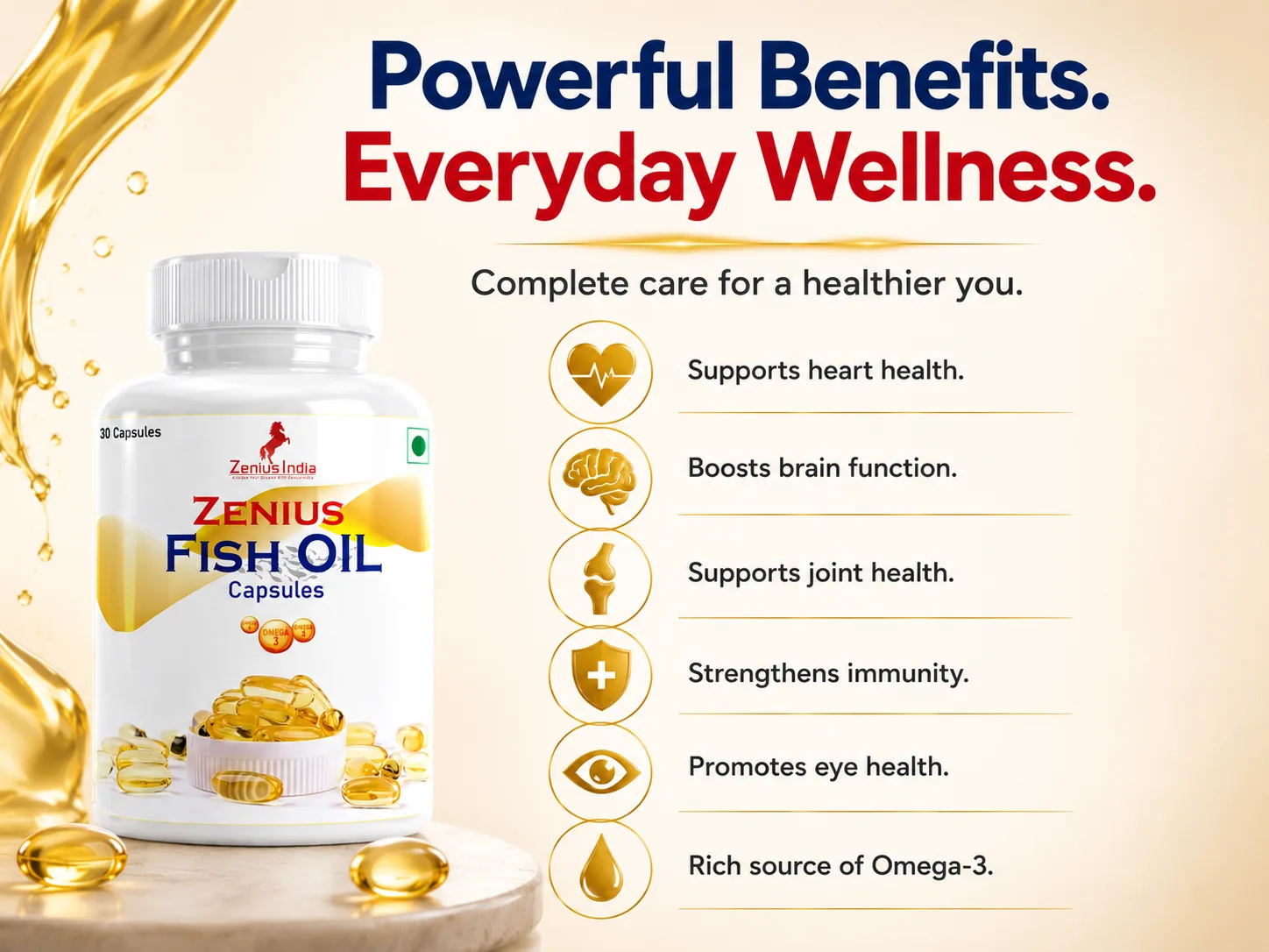 Zenius Fish Oil Capsules 3 Benefits Banner Mobile View 113 Zenius India