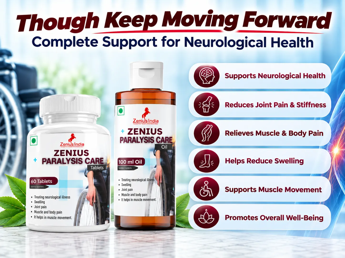Zenius Paralysis Care kit 3 Benefits Banner Mobile View 18 Zenius India
