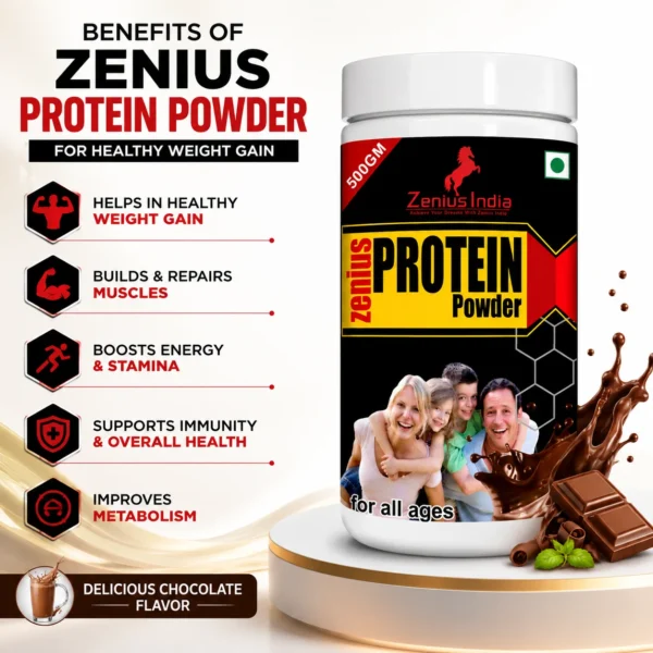 Benefits Image 1 Zenius Protein Powder
