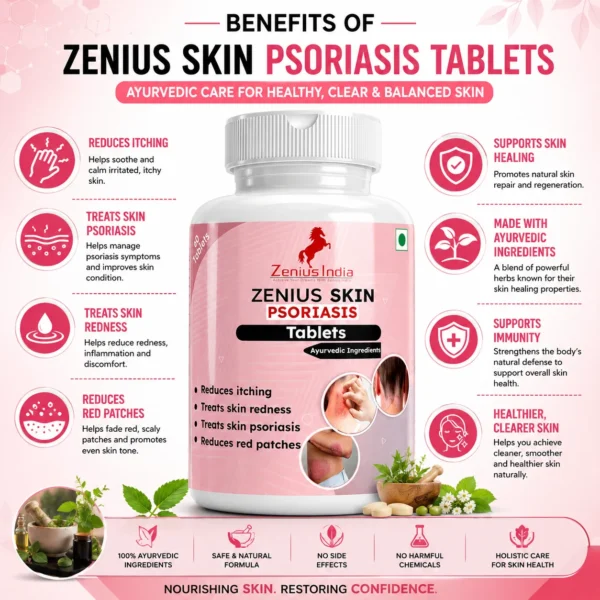 Benefits Image 1 Zenius Skin Psoriasis Care Tablet