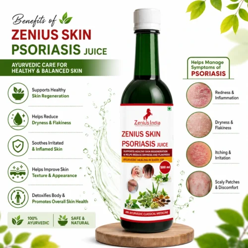 Benefits Image 1 Zenius Skin Psoriasis Juice for Skin Rashes & Allergies