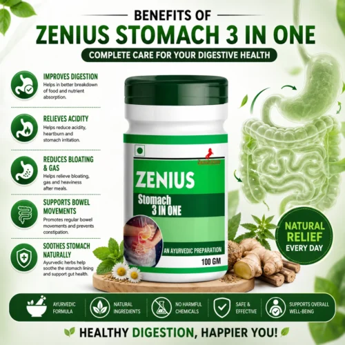 Benefits Image 1 Zenius Stomach 3 in One Powder