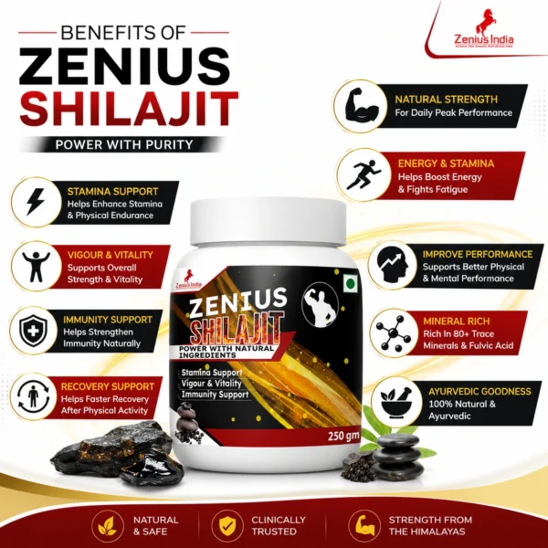 Benefits Image 1 Zenius shilajit Powder