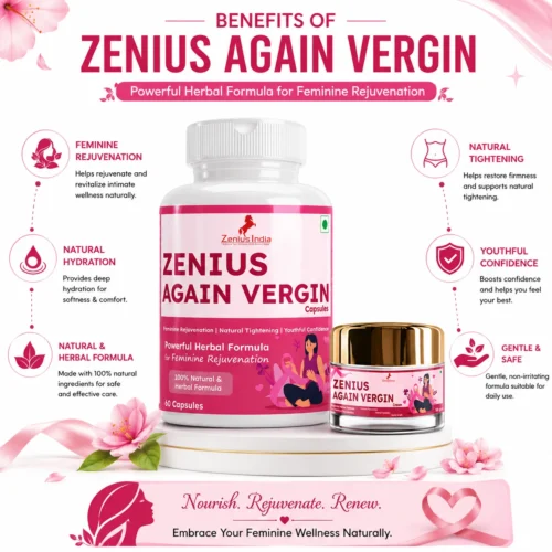 Benefits Image 1 Zenius Again Vergin Kit for Women's Intimate Care
