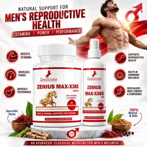Benefits Image 1 Zenius MAX-X365 Capsule & 100ml Oil