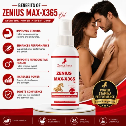 Benefits Image 1 Zenius MAX-X365 50ml Oil