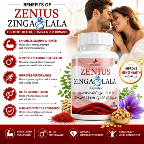 Benefits Image 1 Zenius Zinga Lala Capsules (50-70age)