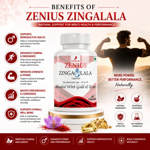 Benefits Image 1 Zenius Zinga Lala Capsules (35-50age)