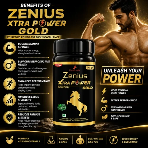 Benefits Image 1 Zenius Xtra Power Gold Powder