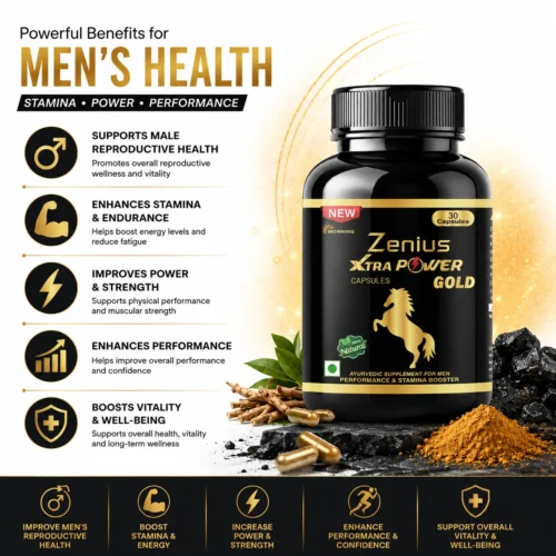 Benefits Image 1 Zenius Xtar Power Gold Morning Capsule
