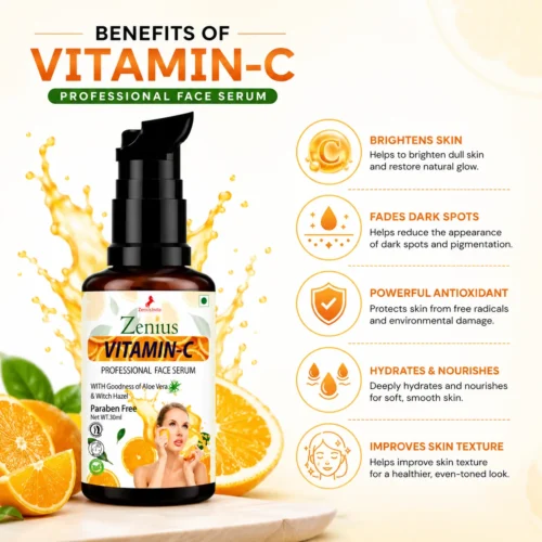 Benefits Image 1 Zenius Vitamin-C Professional Face Serum