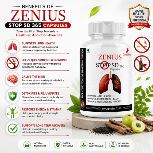 Benefits Image 1 Zenius Stop SD 365 Capsule