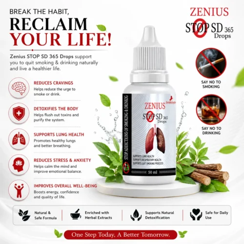 Benefits Image 1 Zenius Stop SD 365 Drops
