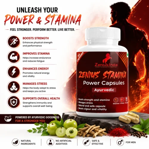 Benefits Image 1 Zenius Stamina Power Capsule