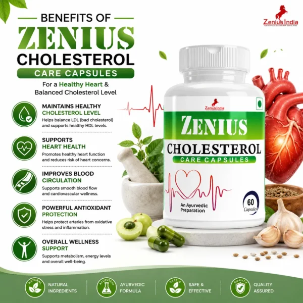 Benefits Image 1 Zenius Cholestrol Care Capsule
