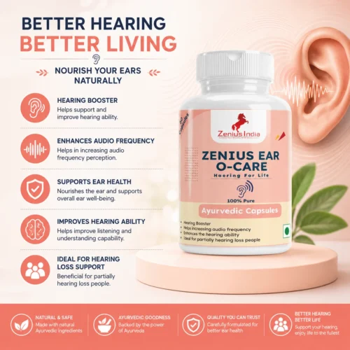 Benefits Image 1 Zenius Ear O Care Capsule for Ear Health Support