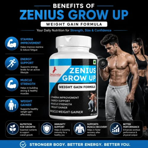 Benefits Image 1 Zenius Grow Up Capsule for Healthy Weight Support