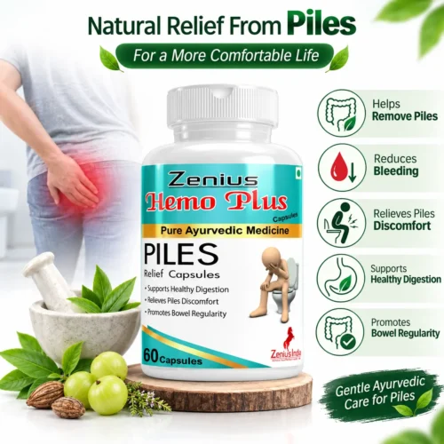 Benefits Image 1 Zenius Hemo Plus Capsule for Piles Care & Digestive Health