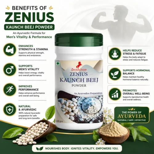 Benefits Image 1 Zenius Kaunch Beej Powder for Energy & Vitality Support