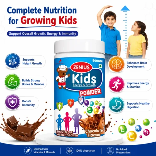 Benefits Image 1 Zenius Kids Growth Powder