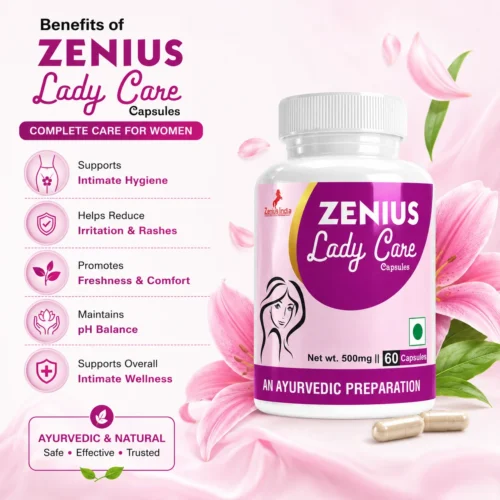 Benefits Image 1 Zenius Lady Care Capsule for Women Intimate White Discharge