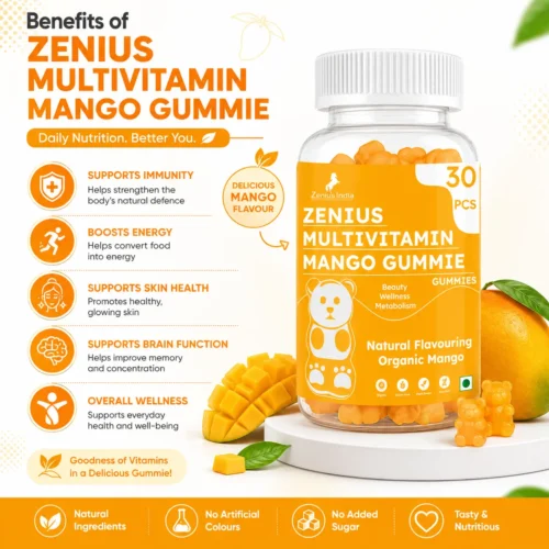 Benefits Image 1 Zenius Multivitamin Mango Gummies
