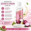 Benefits Image 1 Zenius Onion Hair Oil