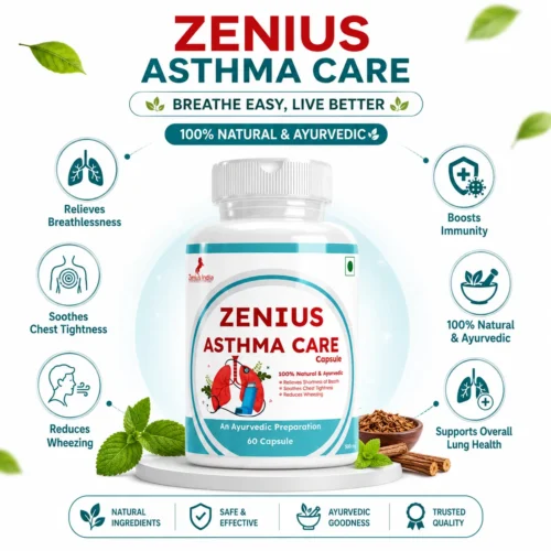 Benefits Images 1 Zenius Asthma Care Capsule for Respiratory Support