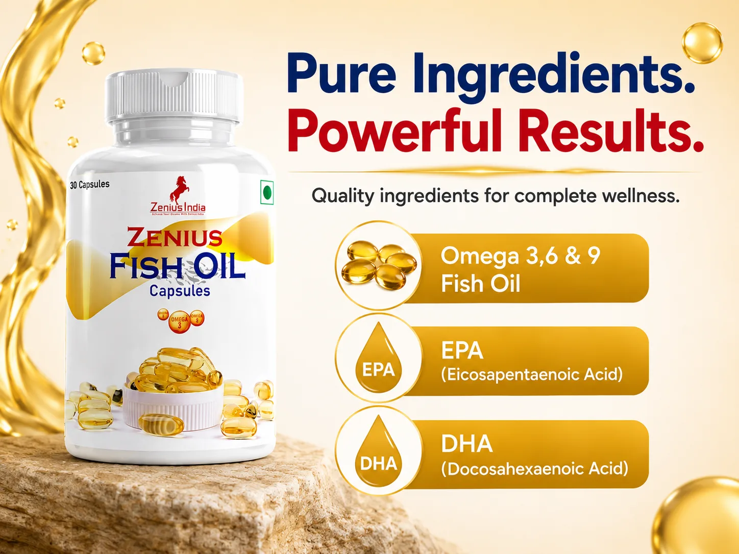 Zenius Fish Oil Capsules 4 Ingredients Banner Mobile View 107 Zenius India
