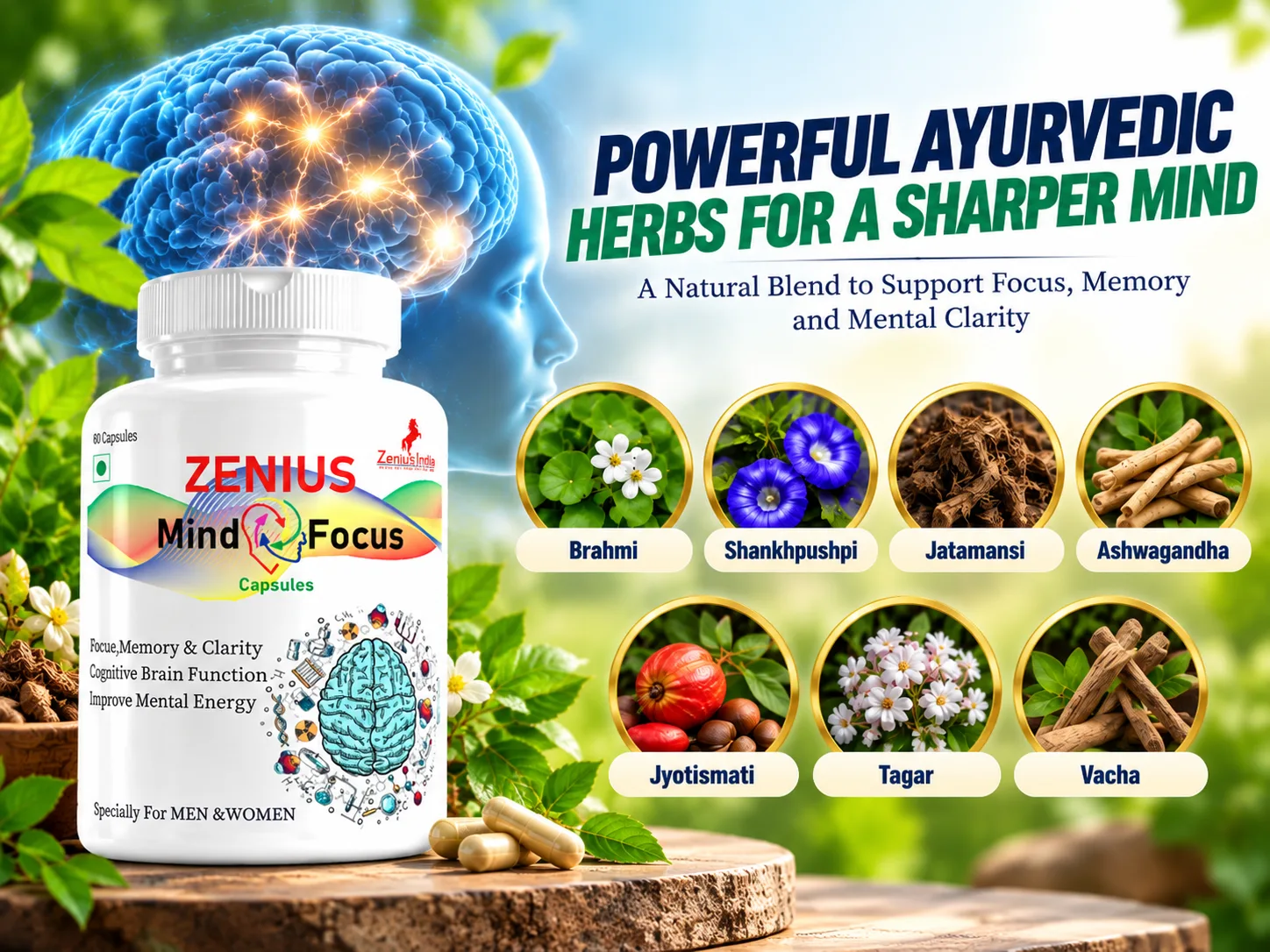 Zenius Mind Focus Capsule 4 Ingredients Banner Mobile View 129 Zenius India