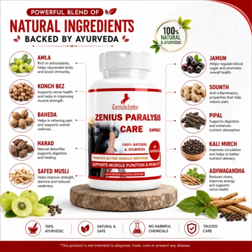 Zenius Paralysis Care Capsule for Joint Pain Relief & Improve Mobility
