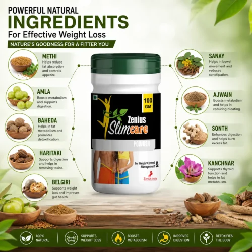 Ingredients Image 1 Zenius Slim Care Powder