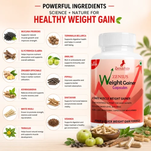 Ingredients Image 1 Zenius Weight Gainer Capsule
