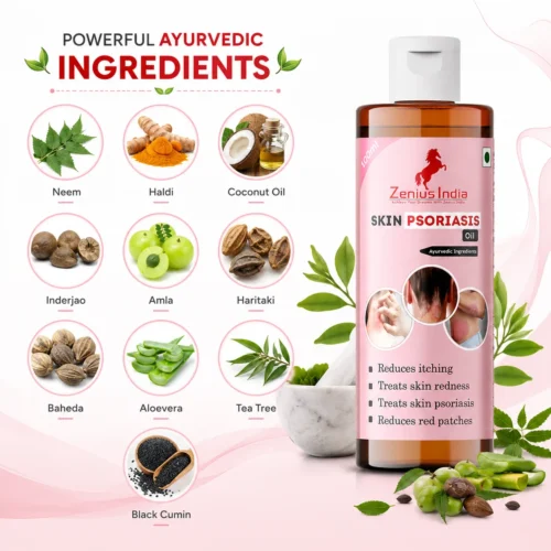 Ingredients Image 1 Zenius Skin Psoriasis Oil for Skin Allergies