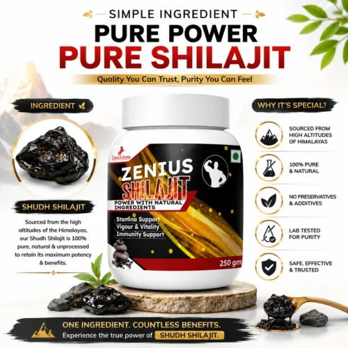 Ingredients Image 1 Zenius shilajit Powder