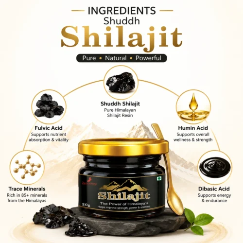 Ingredients Image 1 Zenius shilajit resin