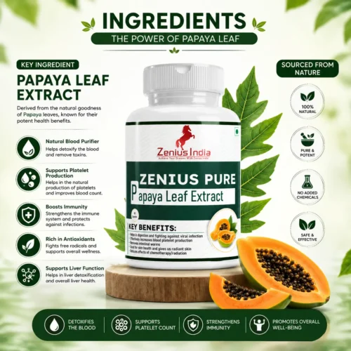Zenius Pure Papaya Leaf Extract Capsule