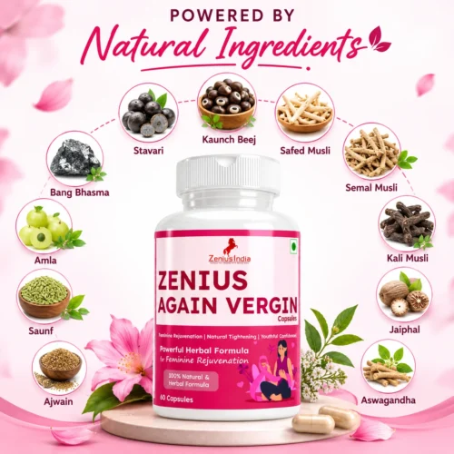 Ingredients Image 1 Zenius Again Vergin Capsule with Shatavari, Ashwagandha & Musli for Women's Care